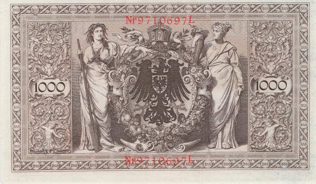 1000 Mark 1910 Ro.45c S/L